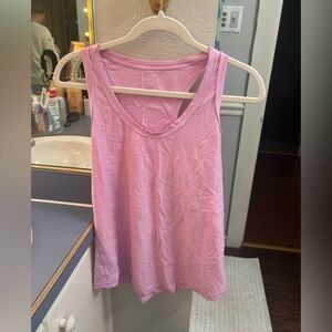 Pink lululemon tank